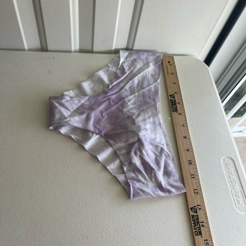 Aerie nwt no show cheeky cotton purple tie dye panties